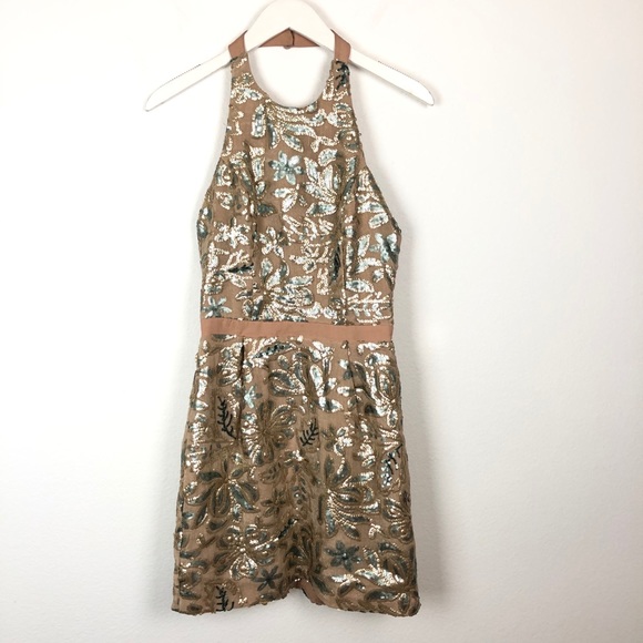 Dress the Population Scarlett sequin mini dress - Picture 2 of 8